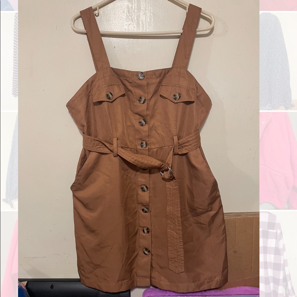 Brown Mini Dresss